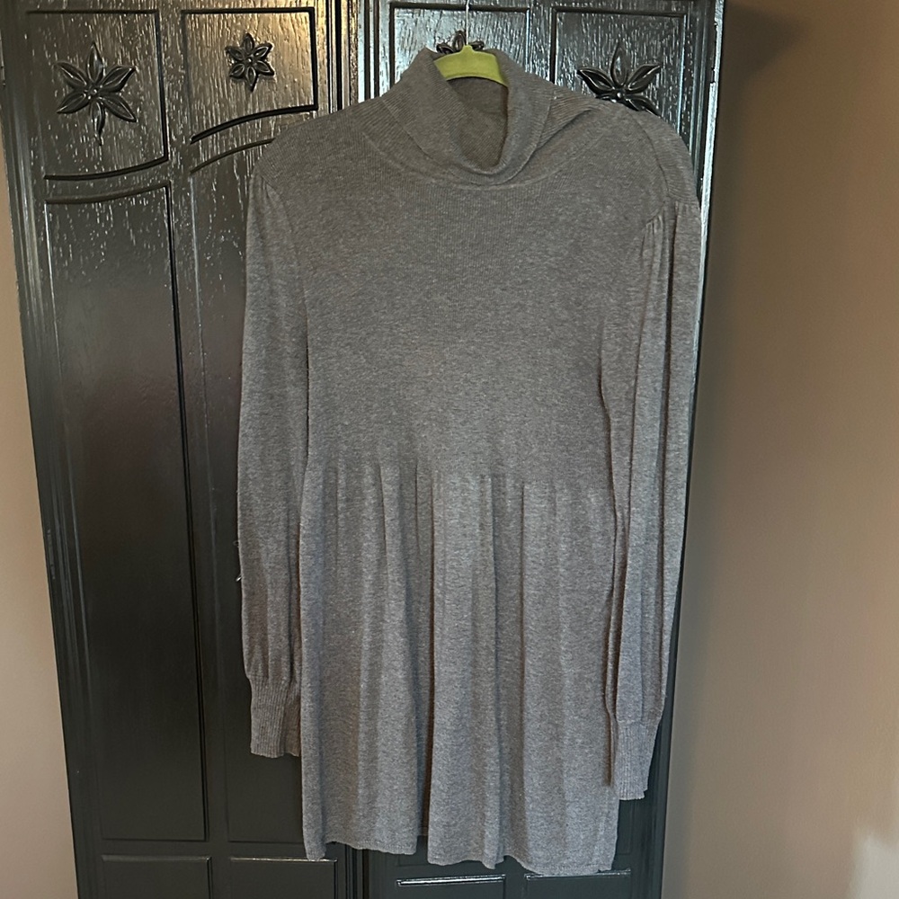 Mixit Charcoal Knit Sweater Dress - so comfy